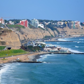 Barranco and Miraflores coast line